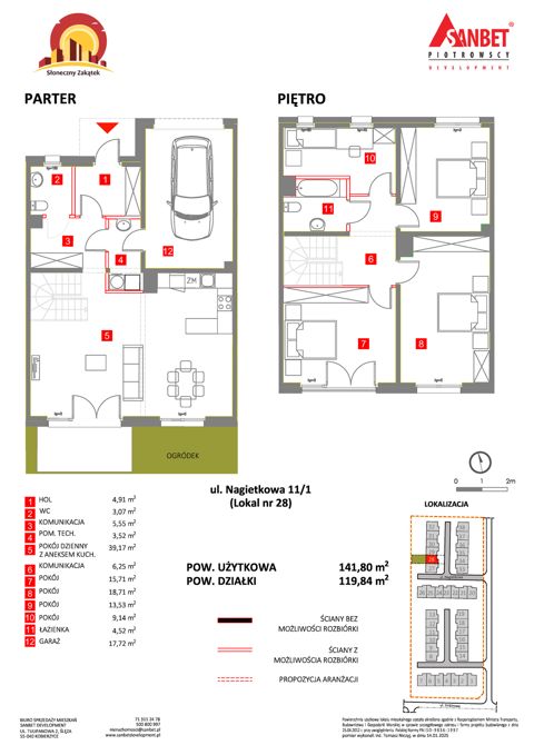 Plan 5 pok. 142m²