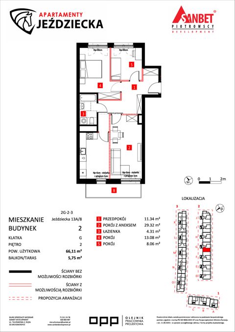 Plan 3 pok. 66m²