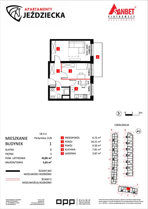 Plan 2 pok. 44m²
