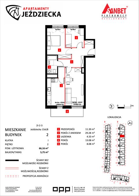 Plan 3 pok. 66m²