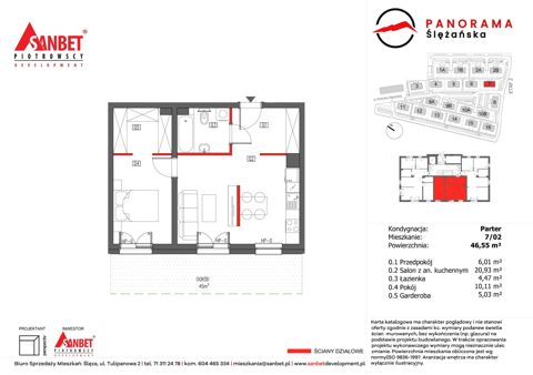 Plan 2 pok. 47m²
