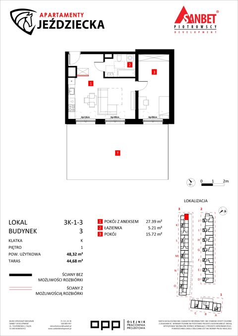 Plan 2 pok. 48m²