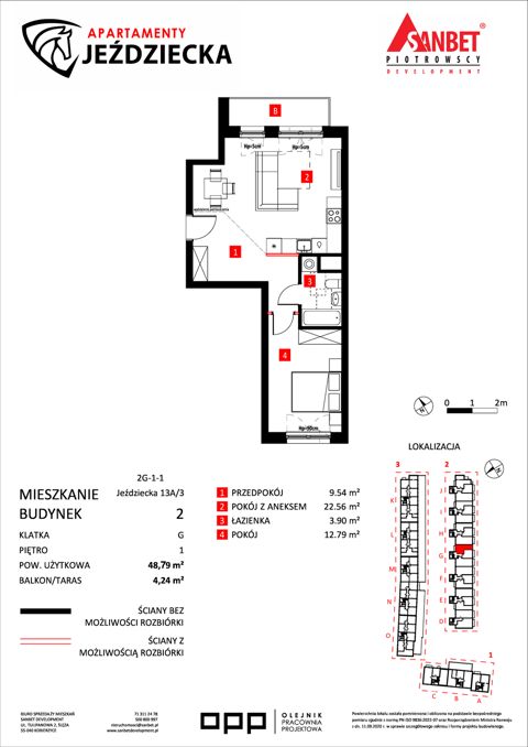 Plan 2 pok. 49m²