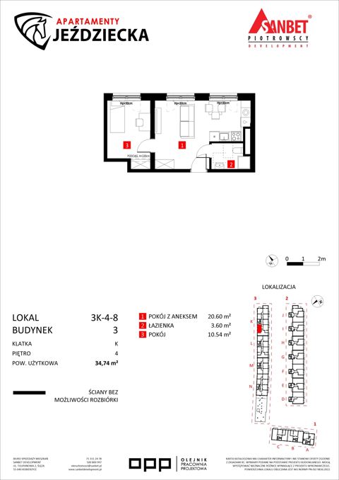 Plan 2 pok. 35m²