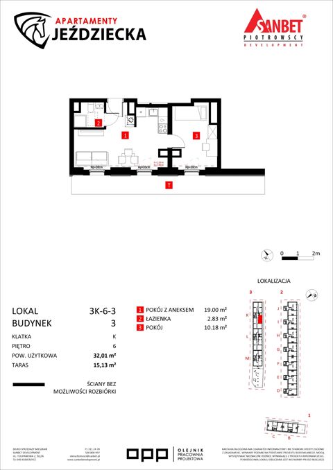 Plan 2 pok. 32m²