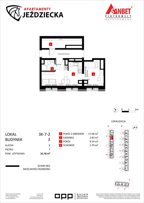 Plan 2 pok. 32m²