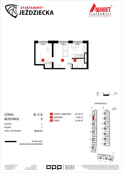 Plan 2 pok. 34m²