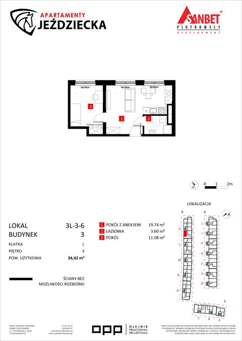 Plan 2 pok. 34m²