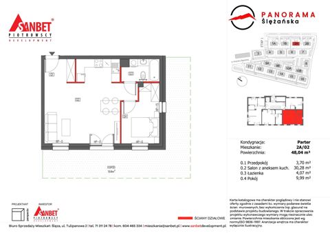 Plan 2 pok. 48m²