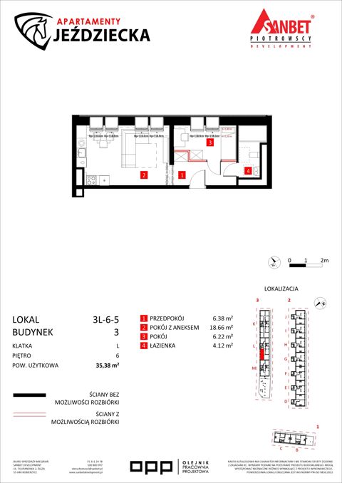 Plan 2 pok. 35m²
