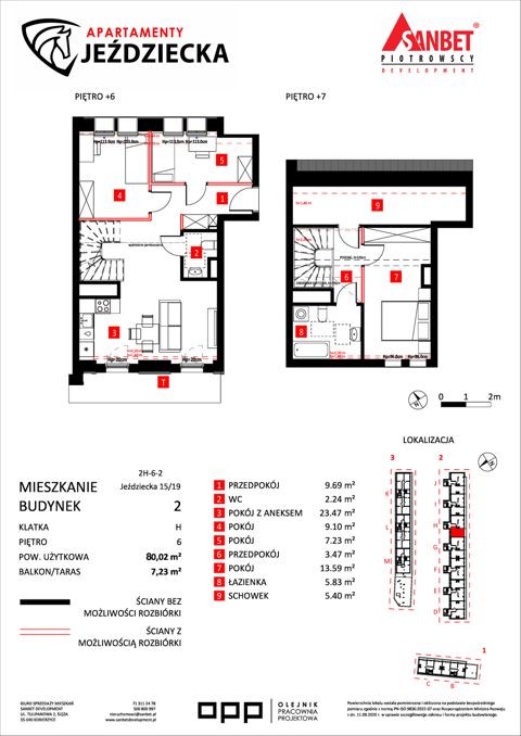 Plan 4 pok. 80m²