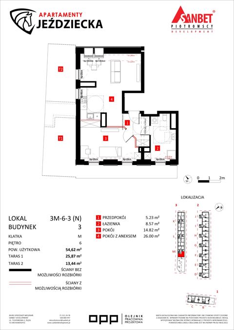 Plan 2 pok. 55m²
