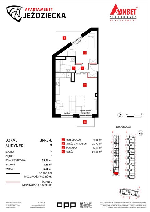 Plan 2 pok. 56m²