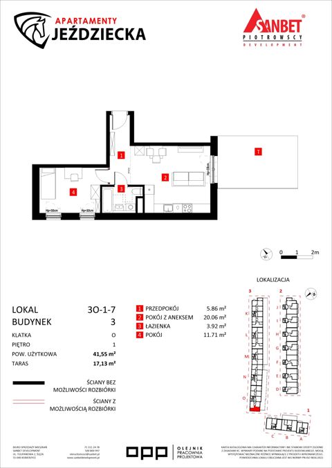 Plan 2 pok. 42m²