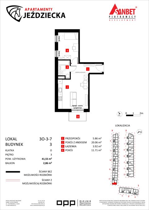 Plan 2 pok. 42m²