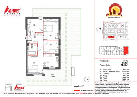 Plan 4 pok. 72m²