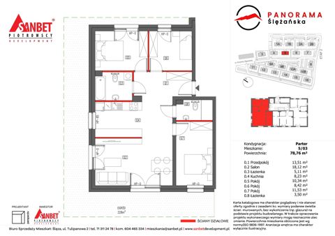 Plan 4 pok. 79m²