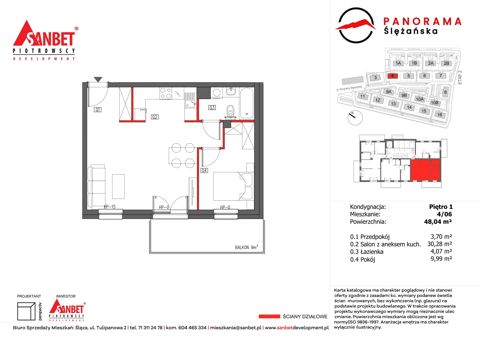 Plan 2 pok. 48m²