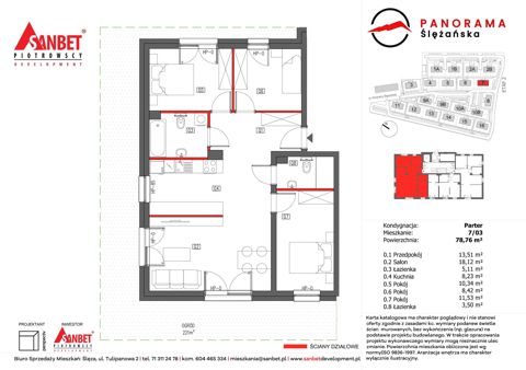 Plan 4 pok. 79m²