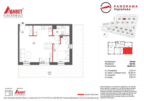 Plan 2 pok. 48m²