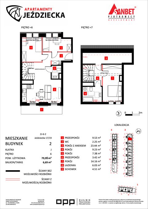 Plan 4 pok. 80m²
