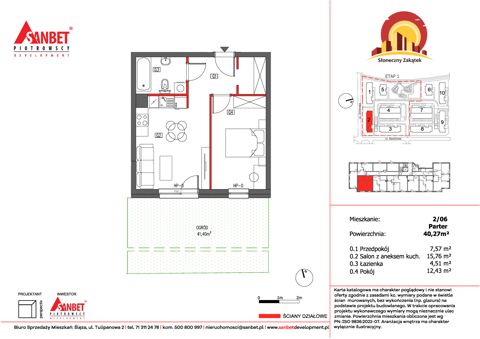 Plan 2 pok. 40m²