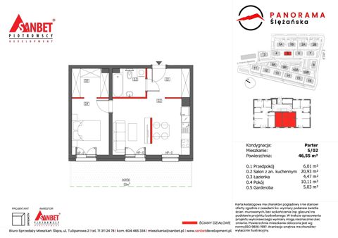 Plan 2 pok. 47m²
