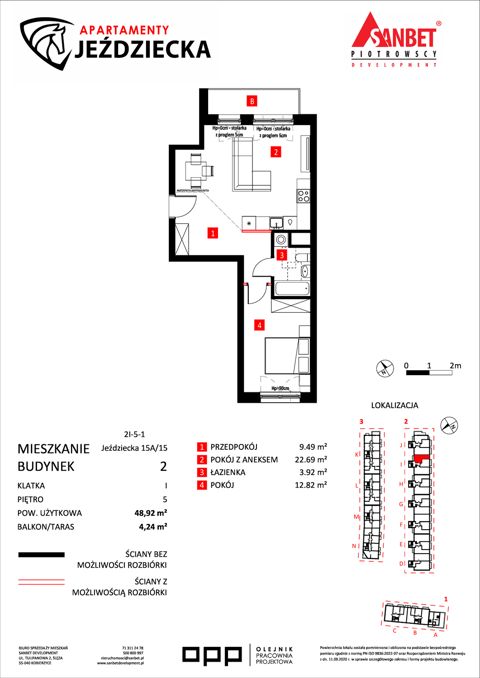 Plan 2 pok. 49m²