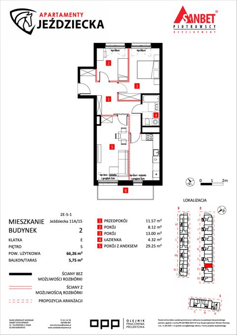Plan 3 pok. 66m²
