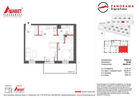 Plan 2 pok. 48m²