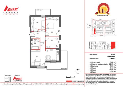 Plan 4 pok. 72m²