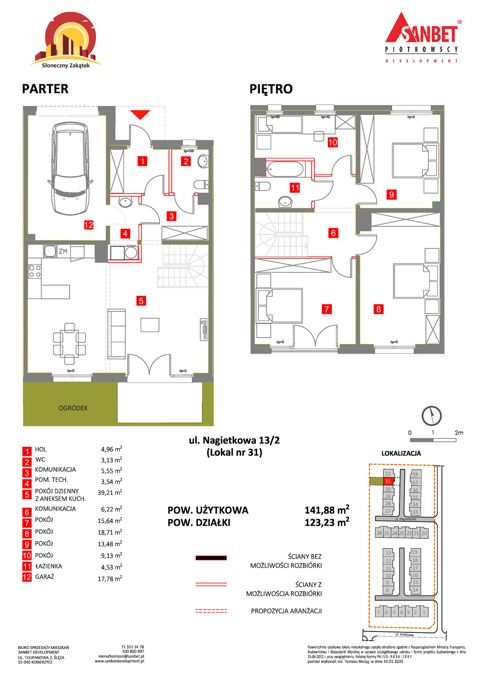 Plan 5 pok. 142m²