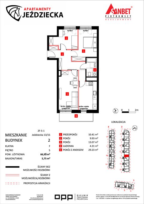 Plan 3 pok. 67m²