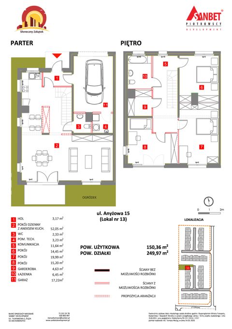 Plan 4 pok. 150m²