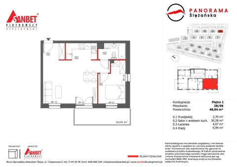 Plan 2 pok. 48m²