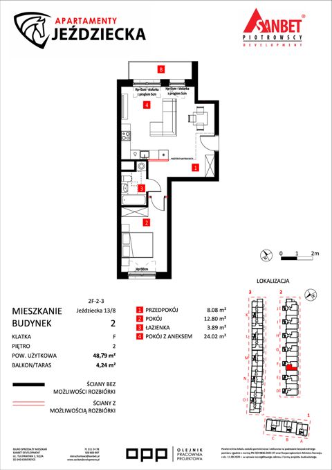 Plan 2 pok. 49m²
