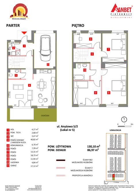 Plan 4 pok. 130m²