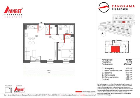 Plan 2 pok. 47m²