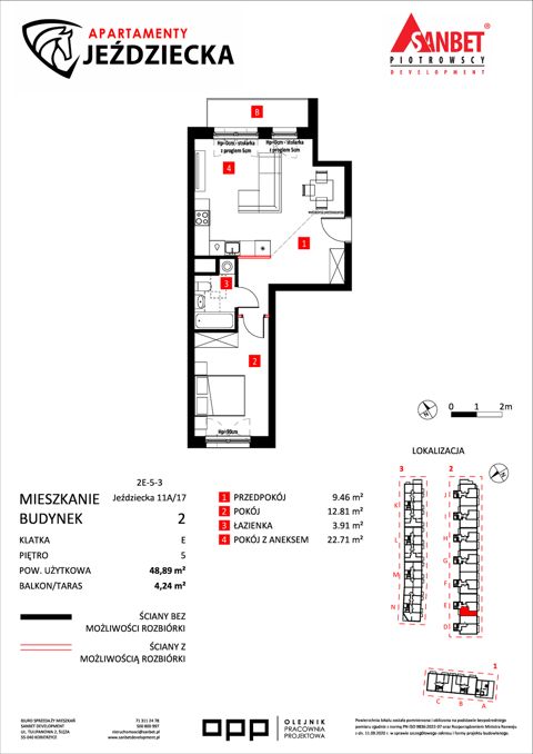 Plan 2 pok. 49m²