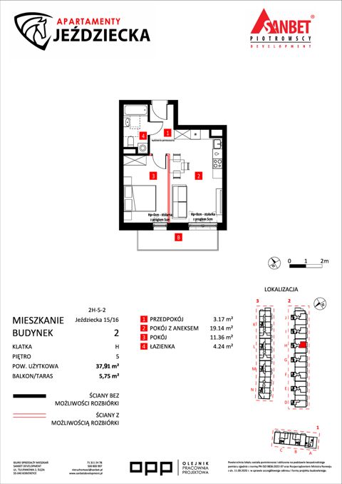 Plan 2 pok. 38m²
