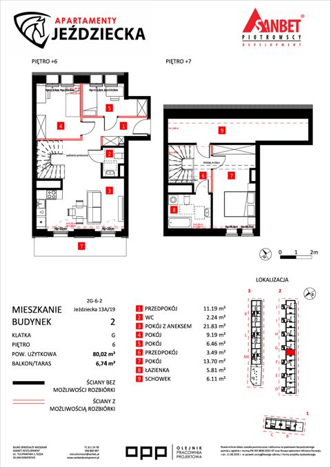 Plan 4 pok. 80m²