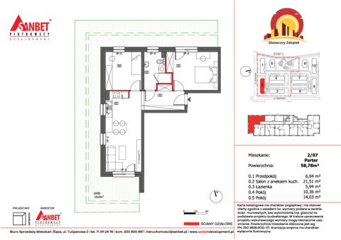Plan 3 pok. 59m²