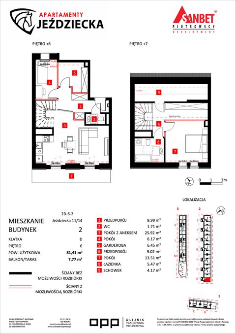 Plan 3 pok. 81m²