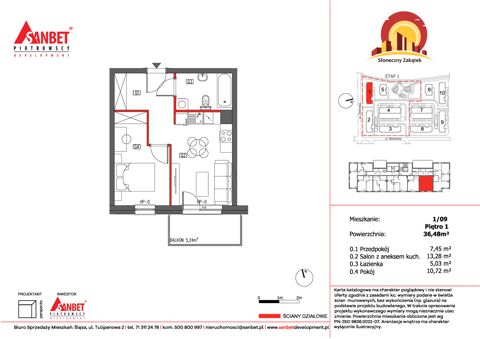 Plan 2 pok. 36m²