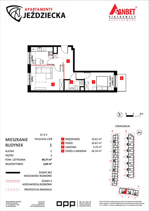 Plan 2 pok. 50m²