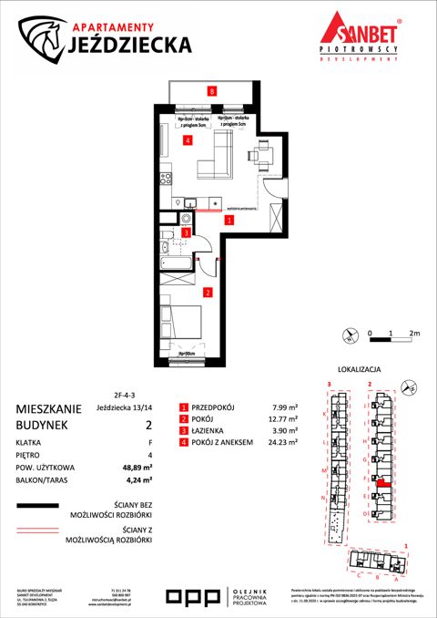 Plan 2 pok. 49m²