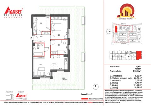 Plan 4 pok. 72m²