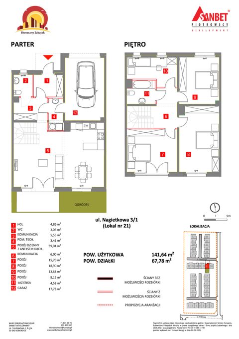 Plan 5 pok. 142m²
