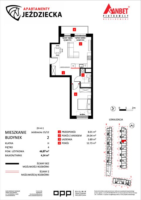 Plan 2 pok. 49m²