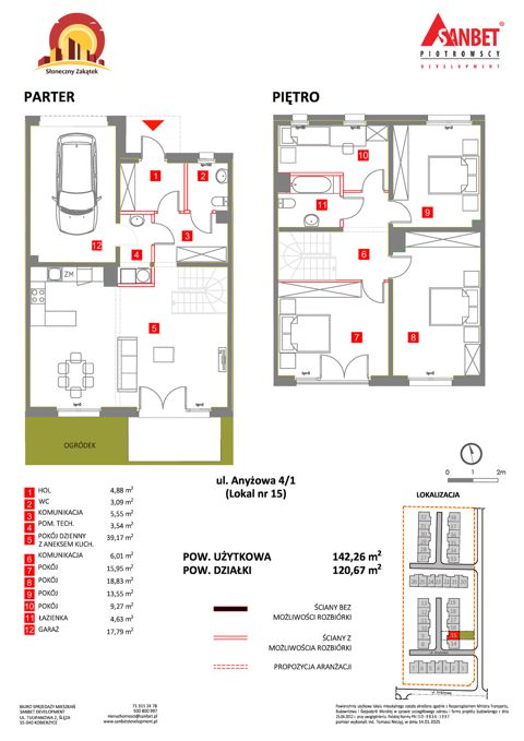 Plan 5 pok. 142m²